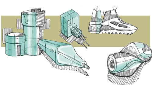 手绘口粮 超干净的产品设计手绘草图分享
